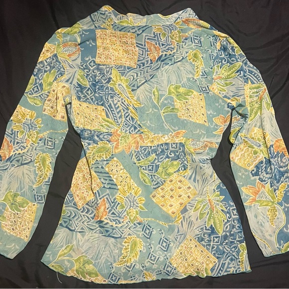 Colorful Patterned Beach Cover Up - Picture 2 of 3